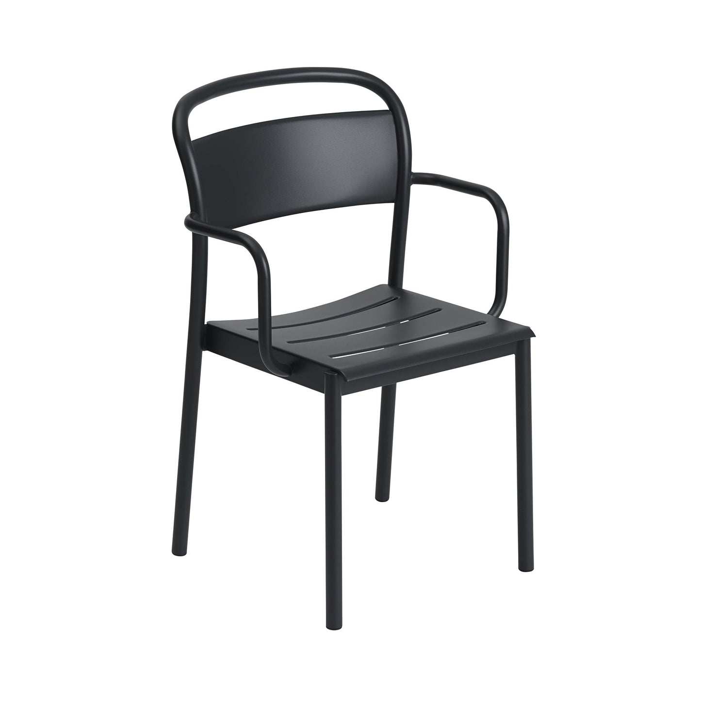 Linear Steel Outdoor Armchair