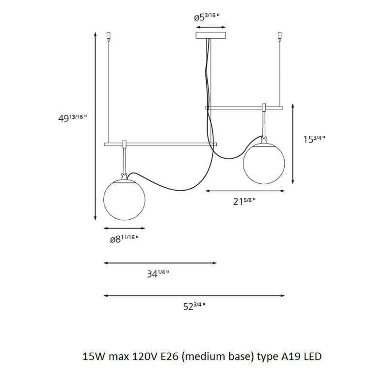 NH S3 Tow Arms Suspension Light