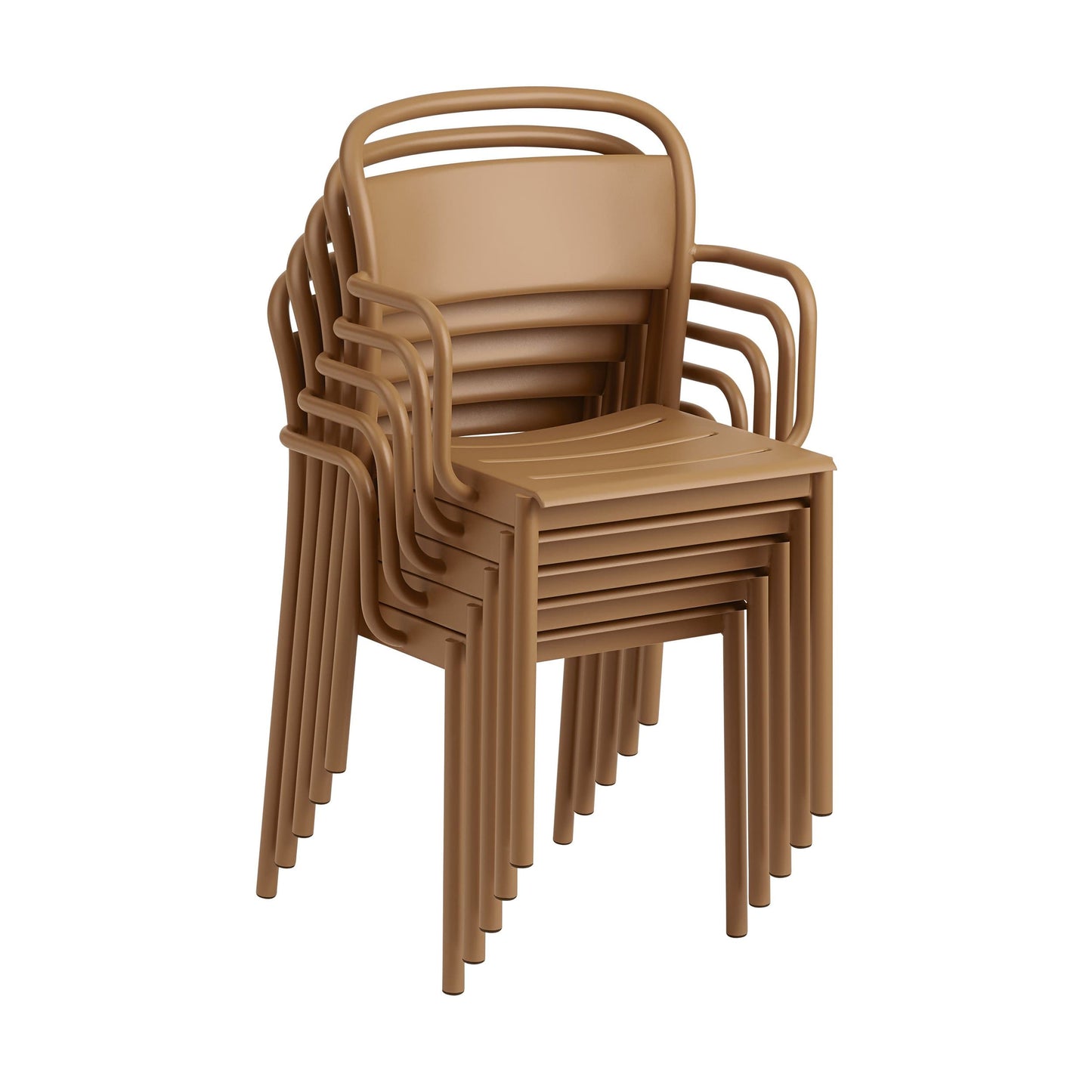 Linear Steel Outdoor Armchair