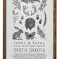 South Dakota Field Guide Letterpress Print