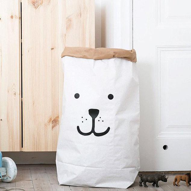 Bear Face Paper Bag