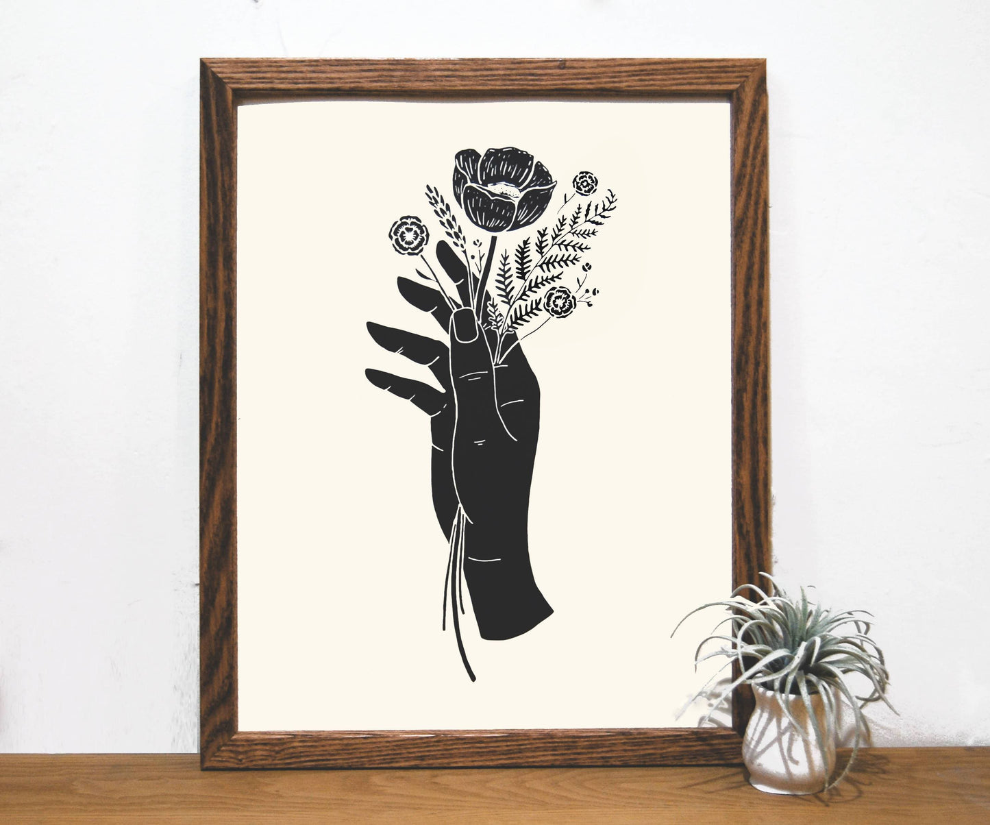 Botanical Hand Print