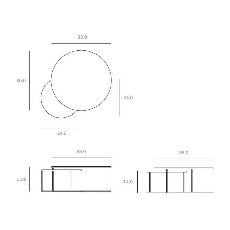 Nesting Coffee Table (Set of 2)