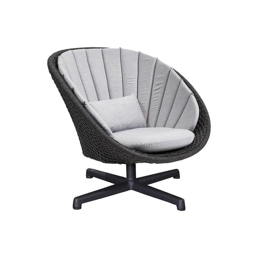 Peacock Lounge Chair with Swivel Base