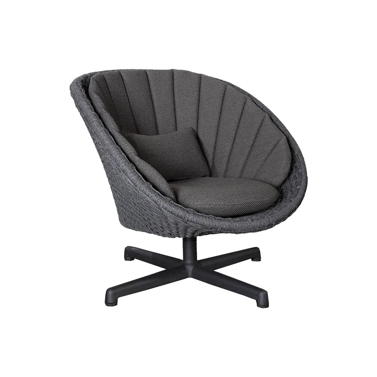 Peacock Lounge Chair with Swivel Base