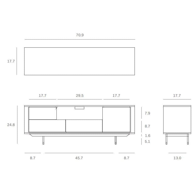 Shadow 2-Door Media Console