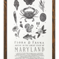 Maryland Field Guide Print