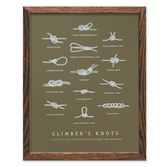 Climbers' Knots 11x14 Print