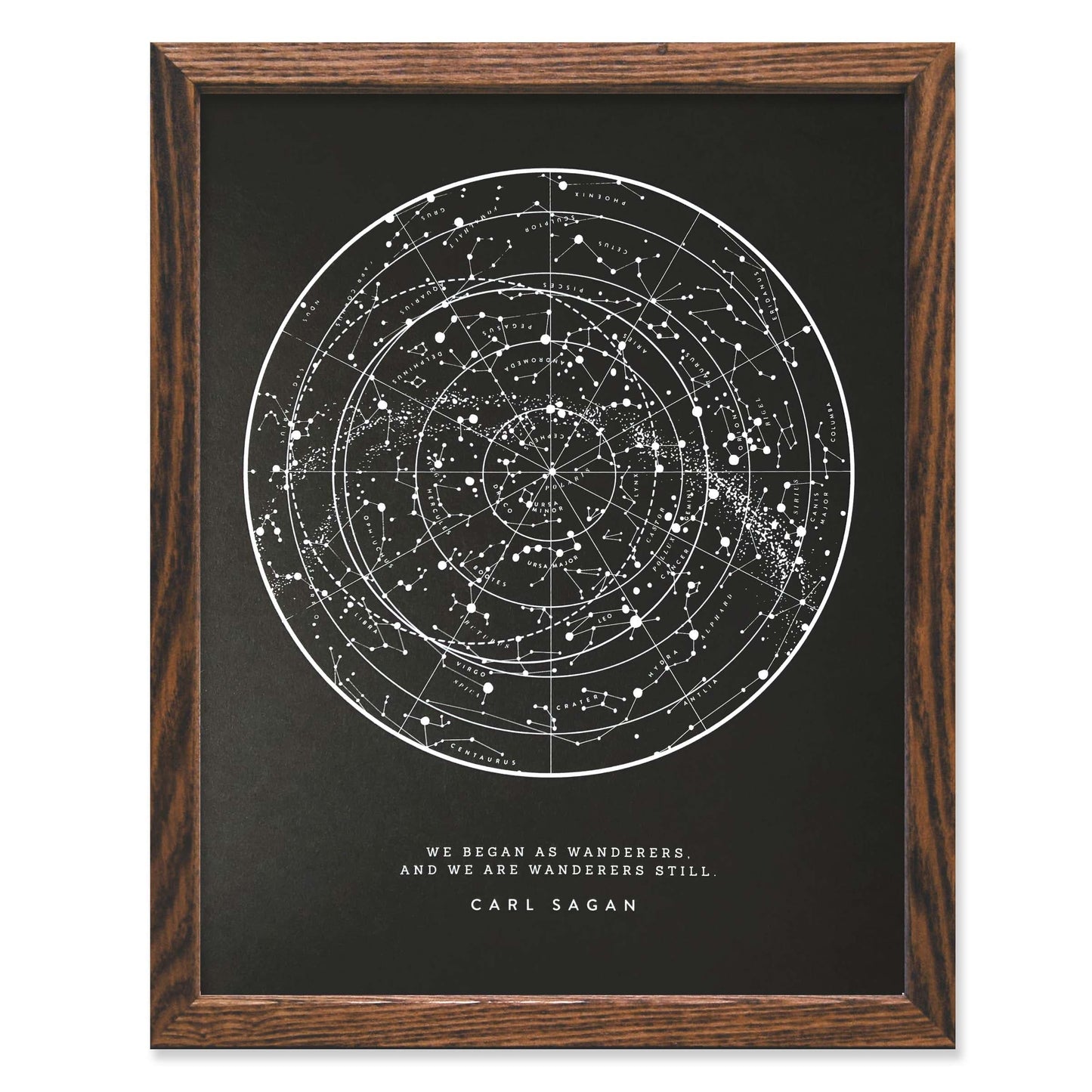 Sagan Star Chart - Black