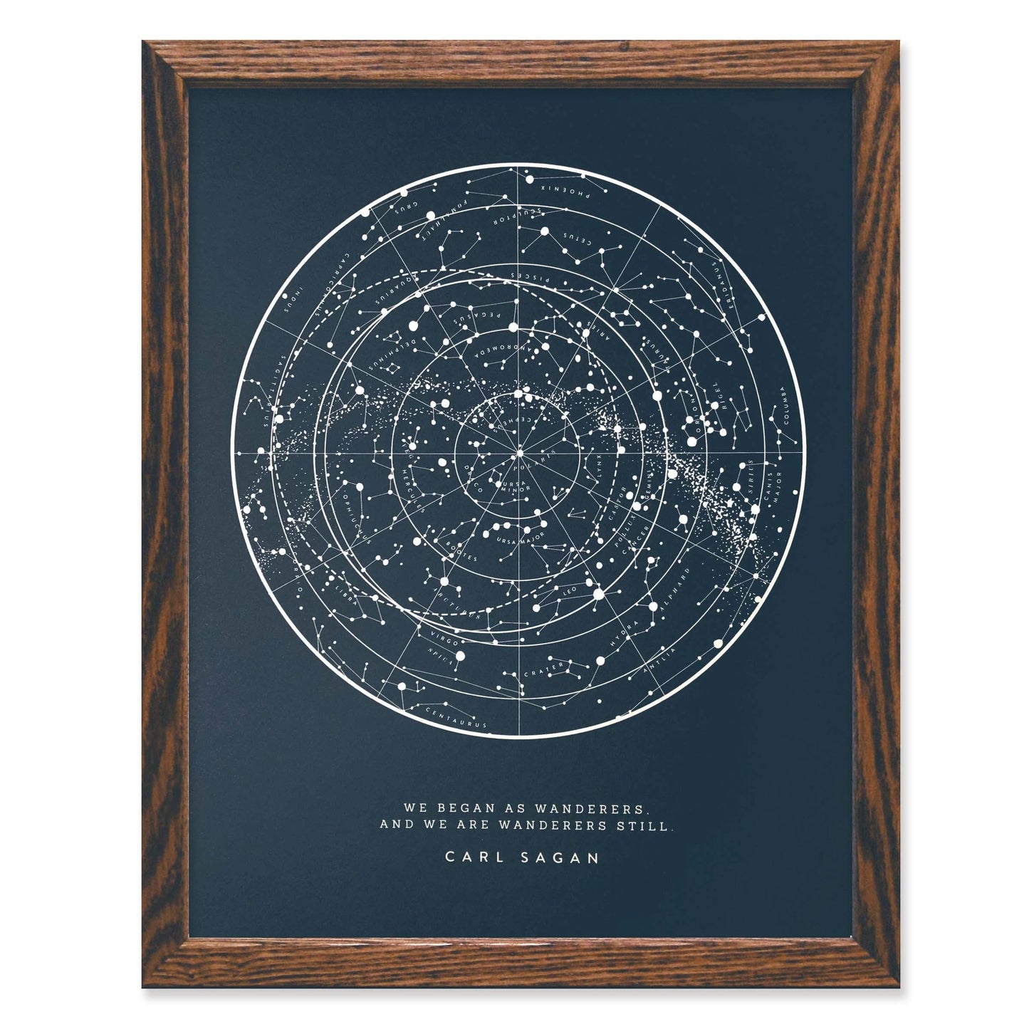 Sagan Star Chart - Navy